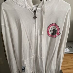 LRG White Hoodie with Logo